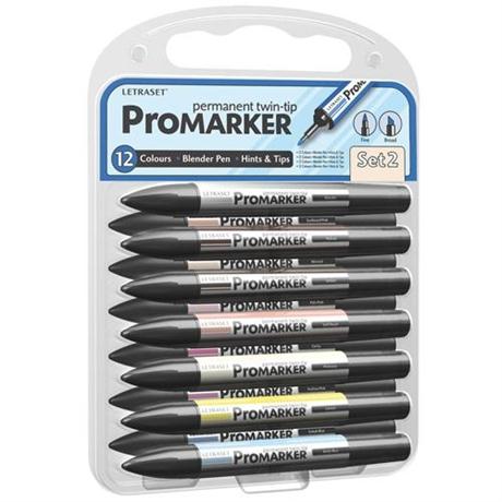 Letraset Promarker 12 Pack - Set 2 Image 1