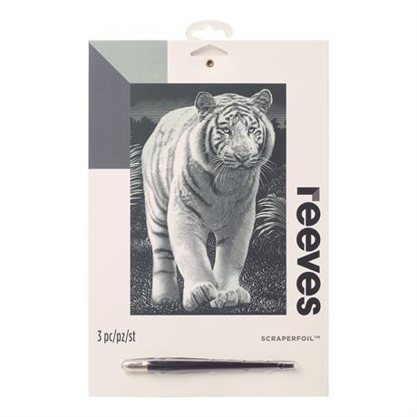 Reeves Scraperfoil Kit- White Tiger