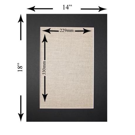 18 x 14 inch Rectangular Mount Image 1