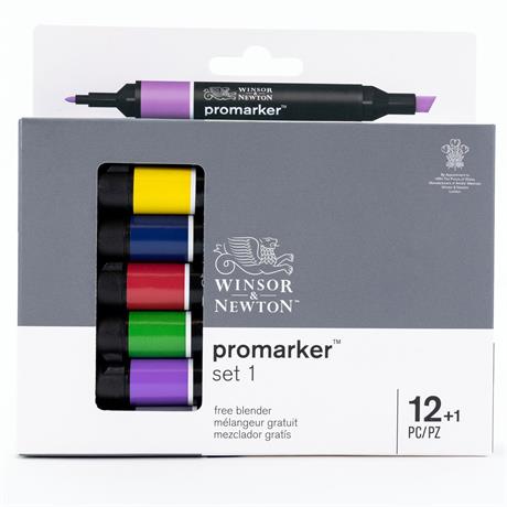 Winsor & Newton Promarker 12 Set 1 – Boxed Set