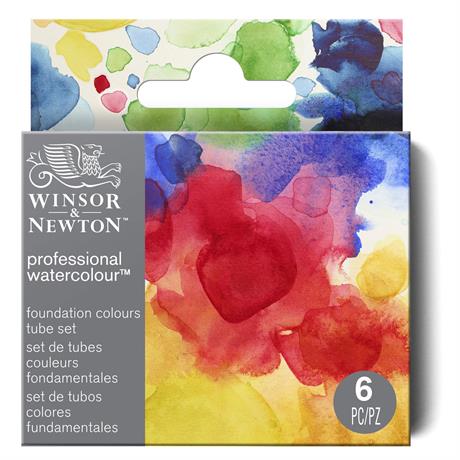 Winsor & Newton Professional Watercolour Foundation Set 6x5ml Tubes Pack