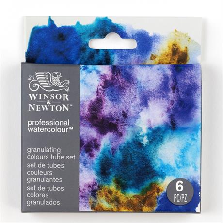 Winsor & Newton Professional Watercolour Granulating Colours Set 6 x 5ml