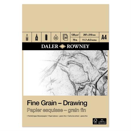 Daler Rowney Fine Grain Drawing Pad 120gsm