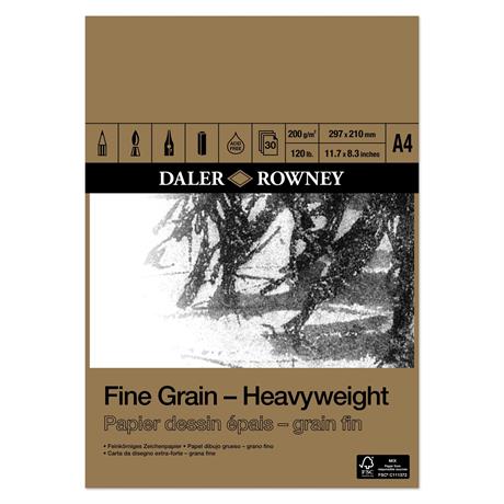 Daler Rowney Fine Grain Heavyweight Pad 200gsm
