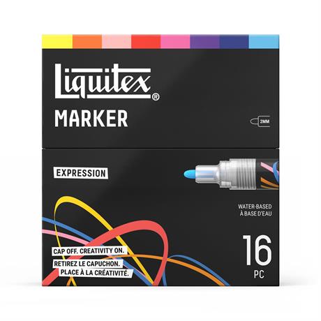 Liquitex Marker 16x2mm Set - Expression