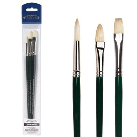 Winton Hog Long Handle Brush Set Image 1