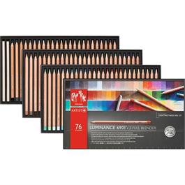 Caran d'Ache Luminance 6901 Set Of 76 Pencils & 2 Blenders thumbnail