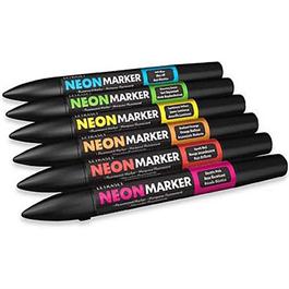Letraset NeonMarker 6 Pack Thumbnail Image 2