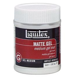 Liquitex Matt Gel Medium 237ml Jar thumbnail