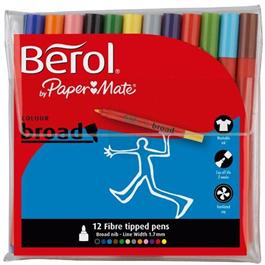 Berol Colour Broad Pens Wallet Of 12 thumbnail