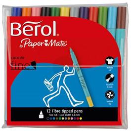Berol Colour Fine Pens Wallet Of 12 thumbnail