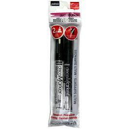 Pebeo decoMarker Set White & Black 1.2mm thumbnail