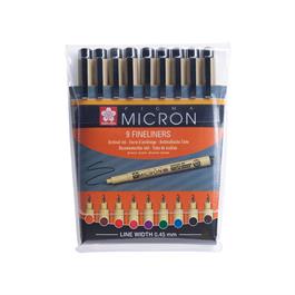 Pigma Micron Wallet 9 Colour Fineliners thumbnail