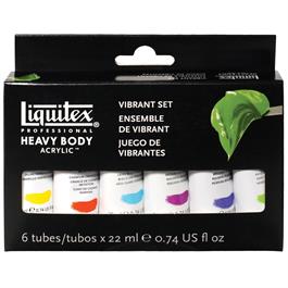 Liquitex Heavy Body Acrylic Vibrant Set 6 x 22ml thumbnail