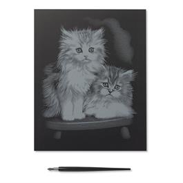 Reeves Scraperfoil Kit- Fluffy Kittens