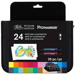 Winsor & Newton ProMarker Arts & Illustration 24 Set thumbnail