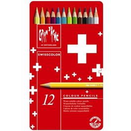 Caran d'Ache Swisscolor Pencils Tin Of 12 thumbnail