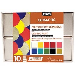 Pebeo Ceramic Collection Set 10 x 45ml thumbnail