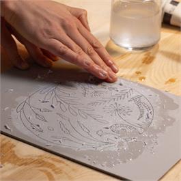 Your design is now fully transferred and ready for cutting.