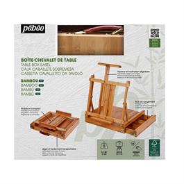 Pebeo - Bamboo Table Box Easel Boxed