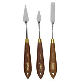 Pebeo 3 Painting Knives - contents