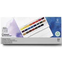 Winsor & Newton Cotman Watercolour 24 Whole Pan Studio Set thumbnail