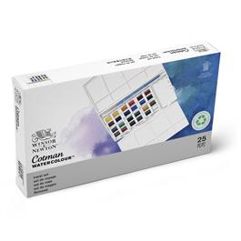 Cotman Watercolour 24 Half Pan Travel Set