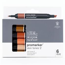 Winsor & Newton ProMarker 6 Skin Tones Set 2 thumbnail
