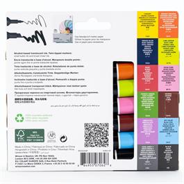 Winsor & Newton Promarker 12 Set 1 – Back