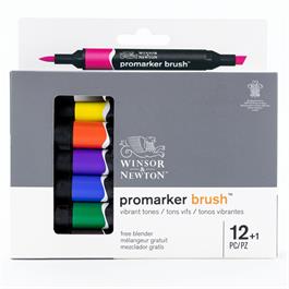 Winsor & Newton ProMarker Brush 12 Vibrant Set thumbnail