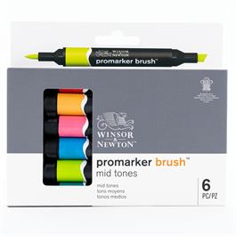 Winsor & Newton ProMarker Brush 6 Mid Tones thumbnail