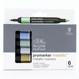 Winsor & Newton ProMarker Metallic Set of 6 thumbnail