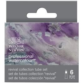 Winsor & Newton Professional Watercolour Revival Collection 6 x 5 ml Set – boxed front view