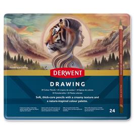 Derwent Drawing Pencils Tin of 24 thumbnail
