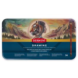 Derwent Drawing Pencils 36 Tin coloured pencil set