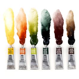 Winsor & Newton Professional Watercolour Rich Earth Colours Set 6 x 5ml Thumbnail Image 1