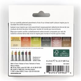 Winsor & Newton Professional Watercolour Rich Earth Colours Set 6 x 5ml Thumbnail Image 4
