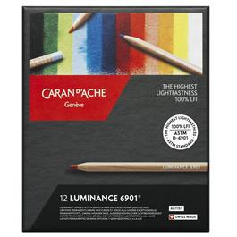 Caran d’Ache Luminance 6901 set of 12 coloured pencils