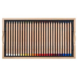 Luminance 6901 wooden box set of 100 coloured pencils tray 4