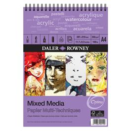 Optima Mixed Media Pad A4 250gsm thumbnail