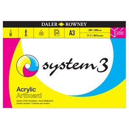 Daler-Rowney System3 Acrylic Artboard Pad A3