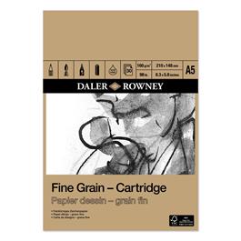 Daler Rowney Fine Grain Cartridge Pad 160gsm A5