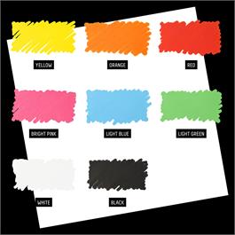 Liquitex Marker 8x2mm Set - Essential - Swatch Card