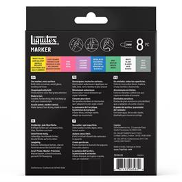 Liquitex Marker 8x2mm Set - Dreamscape - back of box