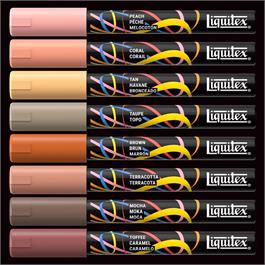 Liquitex Marker 8x2mm Set - Portrait - 8 colours