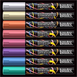 Liquitex Marker 8x2mm Set - Metallic - 8 Colours