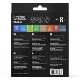 Liquitex Marker 8x2mm Set - Landscape - back of box
