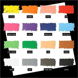 Liquitex Marker 16x2mm Set - Expression - Swatch Card
