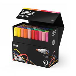 Liquitex Marker 40x2mm Set - Radical - open box