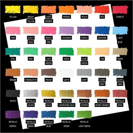 Liquitex Marker 40x2mm Set - Radical - Swatch Card